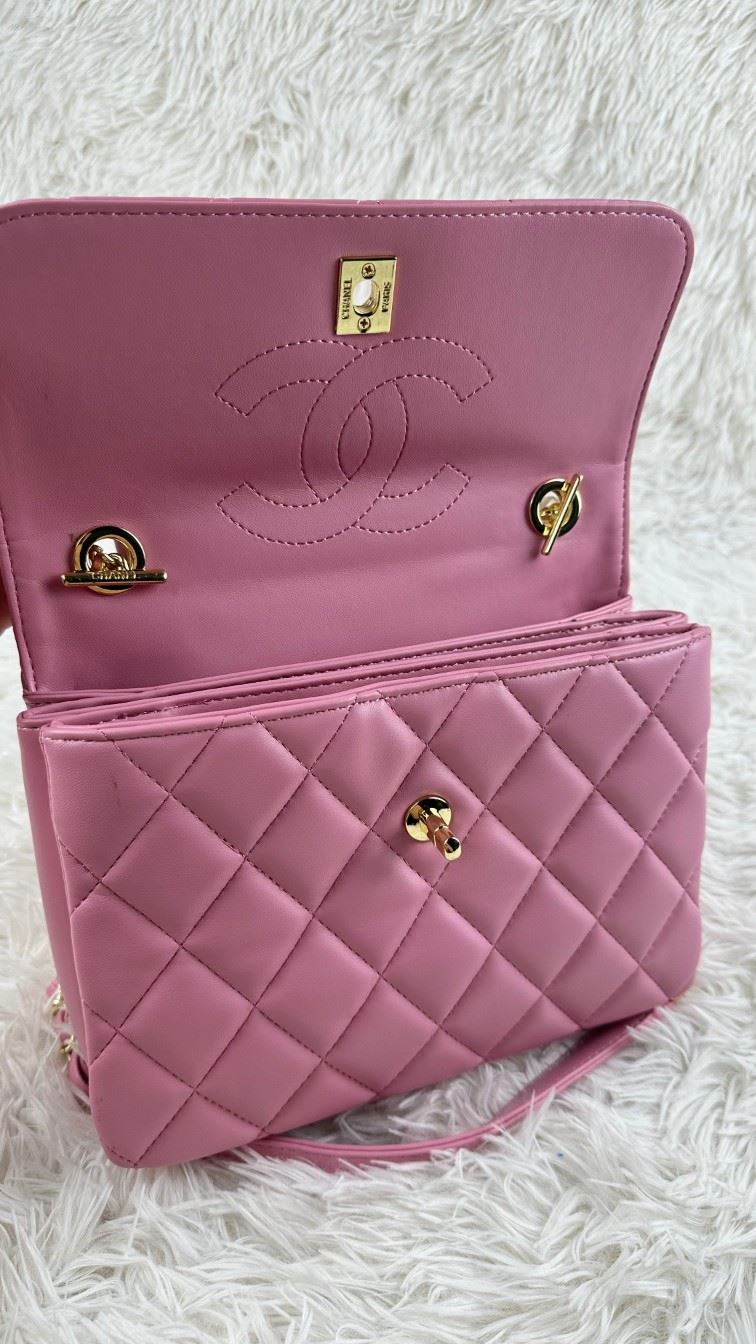 Ch**el top handle bags
